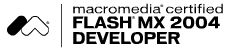 Macromedia Flash MX 2004 Developer Logo